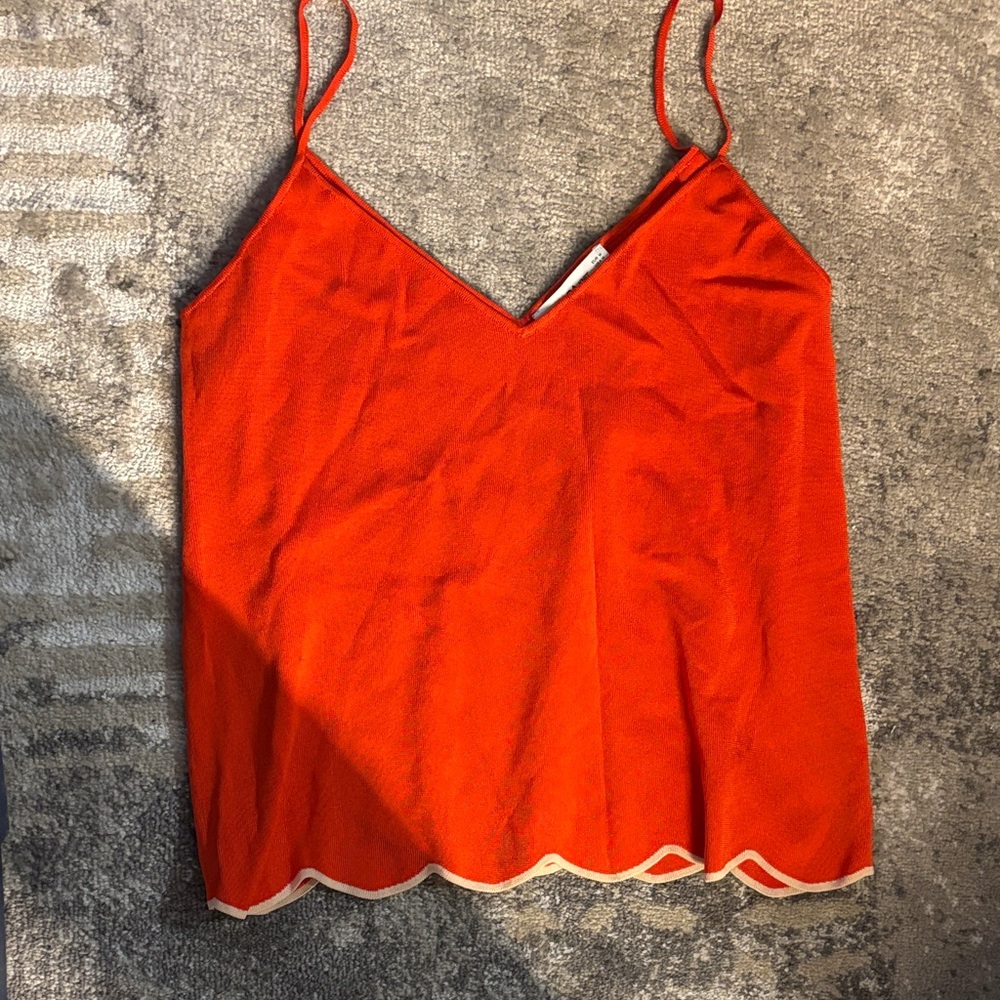 Zara Vibrant Orange Camisole